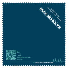 Brillenputztuch 18x18cm, blau - VE: 20 St.